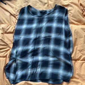 Allsaints checkered tank top, size S/M